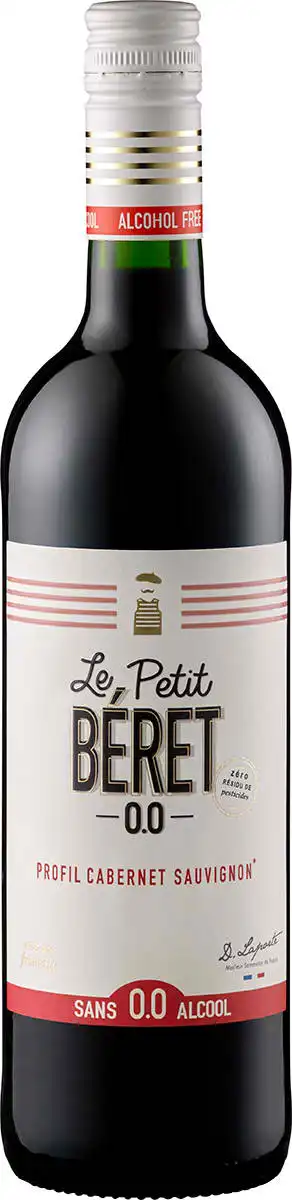 Le Petit Béret Le Petit Béret Rouge Cabernet Sauv. - alkoholfrei Le Petit Béret Le Petit Béret Rouge Cabernet Sauv. - alkoholfrei
