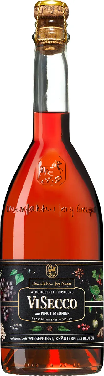Manufaktur Jörg Geiger - VISECCO mit Pinot Meunier - Vin Spumante alkfrei Manufaktur Jörg Geiger - VISECCO mit Pinot Meunier - Vin Spumante alkfrei