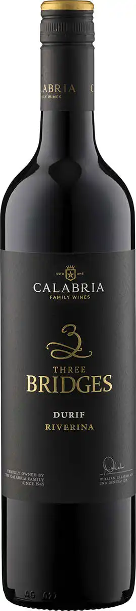 Calabria Family Wines Three Bridges Durif Calabria Family Wines Three Bridges Durif
