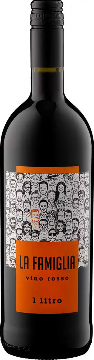 Vino Rosso "La Famiglia" -Liter- Vino Rosso "La Famiglia" -Liter-
