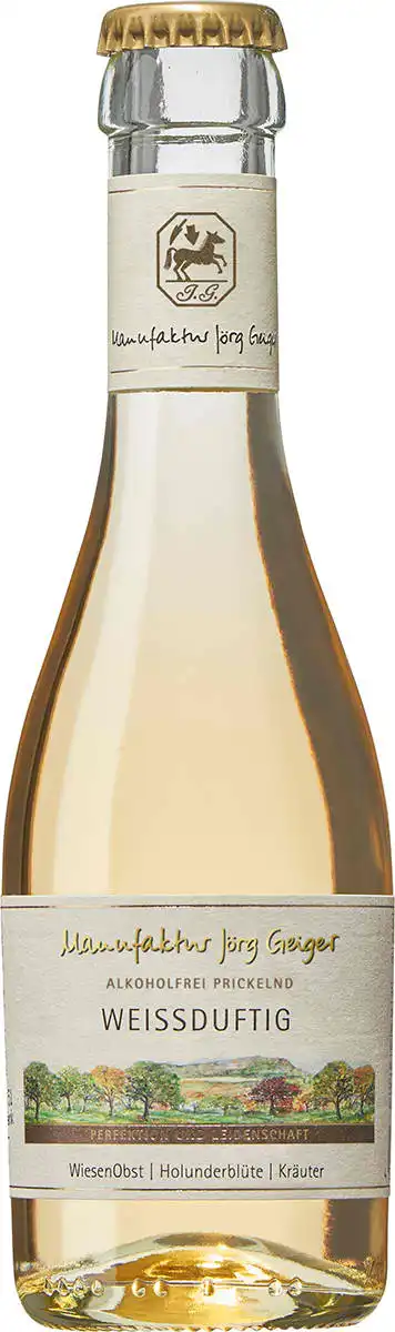 Manufaktur Jörg Geiger - "weißduftig" piccolo - alkoholfrei Manufaktur Jörg Geiger - "weißduftig" piccolo - alkoholfrei