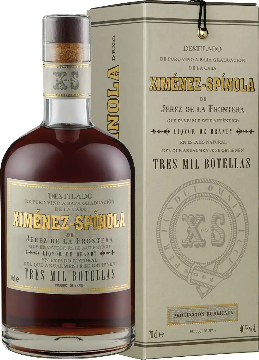 Ximénez-Spinola Brandy "Tres Mill Bottellas" D.P.X.O. - limitiert - Ximénez-Spinola Brandy "Tres Mill Bottellas" D.P.X.O. - limitiert -