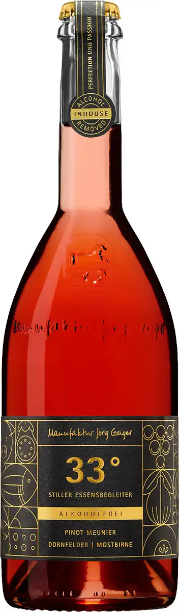 Manufaktur Jörg Geiger - 33 Grad - Pinot Meunier | Dornfelder | Mostbirne Manufaktur Jörg Geiger - 33 Grad - Pinot Meunier | Dornfelder | Mostbirne
