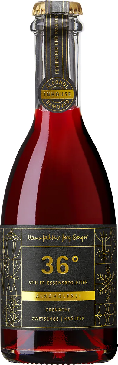 Manufaktur Jörg Geiger - 36 Grad - Grenache | Zwetschge | Kräuter Manufaktur Jörg Geiger - 36 Grad - Grenache | Zwetschge | Kräuter