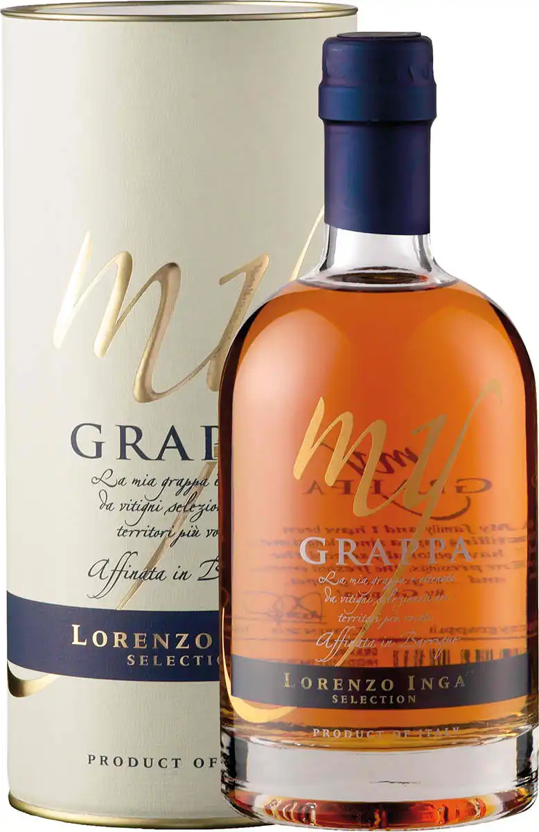 My Grappa Affinata in Barrique Selection - in Geschenkröhre - My Grappa Affinata in Barrique Selection - in Geschenkröhre -