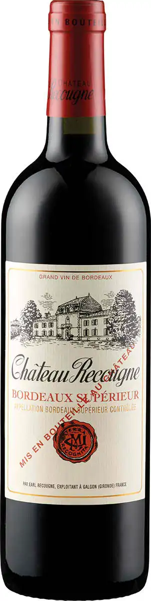 Château Recougne Rouge AOC Bordeaux Supérieur Château Recougne Rouge AOC Bordeaux Supérieur