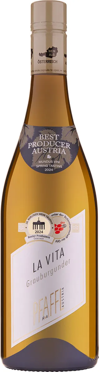 Weingut R&A Pfaffl - LA VITA - Grauburgunder Weingut R&A Pfaffl - LA VITA - Grauburgunder