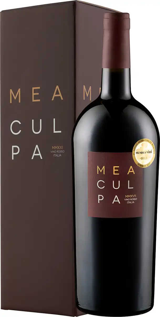 Mea Culpa Vino Rosso - Primitivo - Magnum im Geschenkkarton Mea Culpa Vino Rosso - Primitivo - Magnum im Geschenkkarton