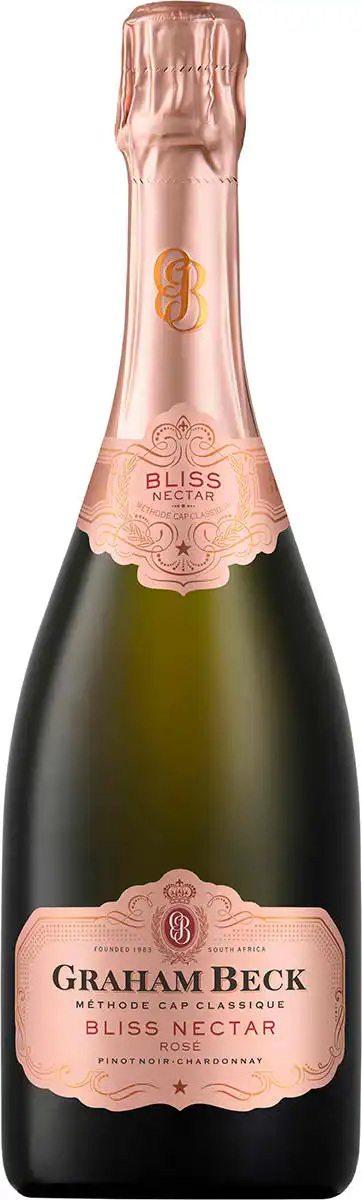 Graham Beck Wines Cap Classique Bliss Nectar Rosé NV Graham Beck Wines Cap Classique Bliss Nectar Rosé NV