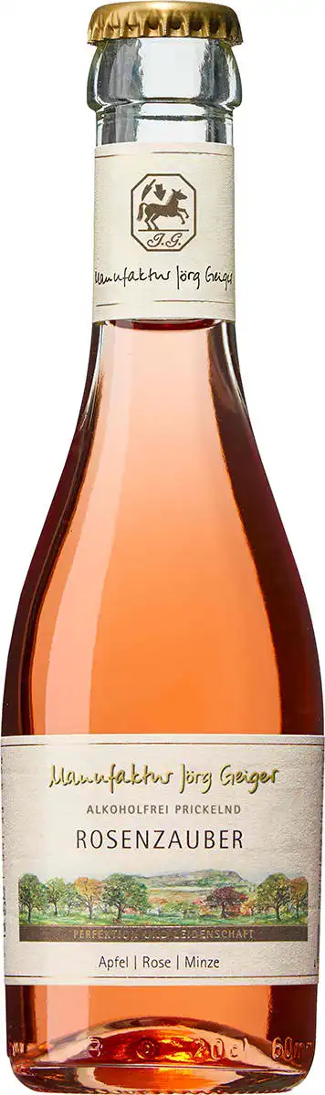 Manufaktur Jörg Geiger - "Rosenzauber" piccolo - alkoholfrei Manufaktur Jörg Geiger - "Rosenzauber" piccolo - alkoholfrei